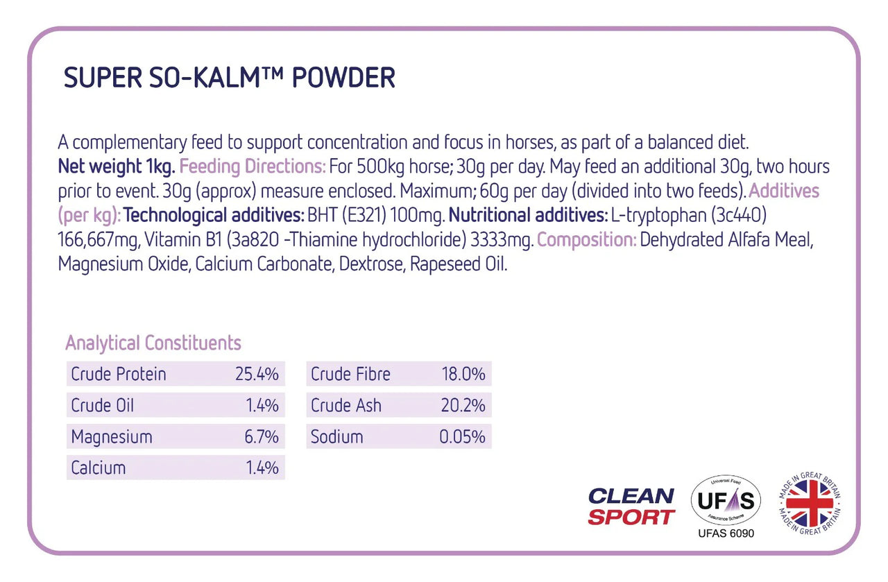 SUPER SO-KALM® POWDER 1kg