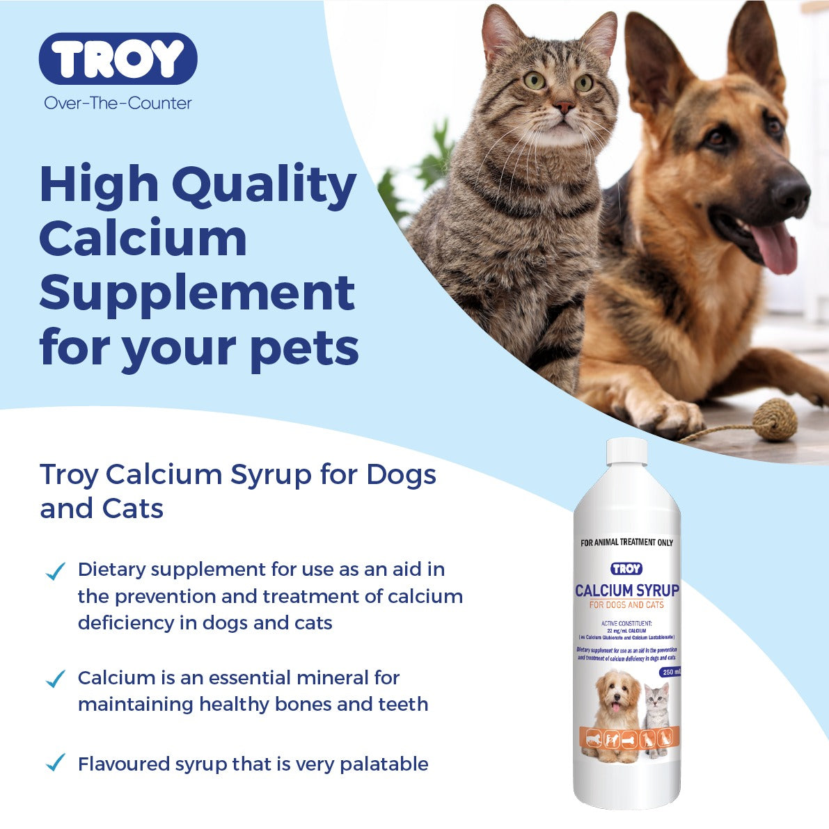 Troy Calcium Syrup 250ml