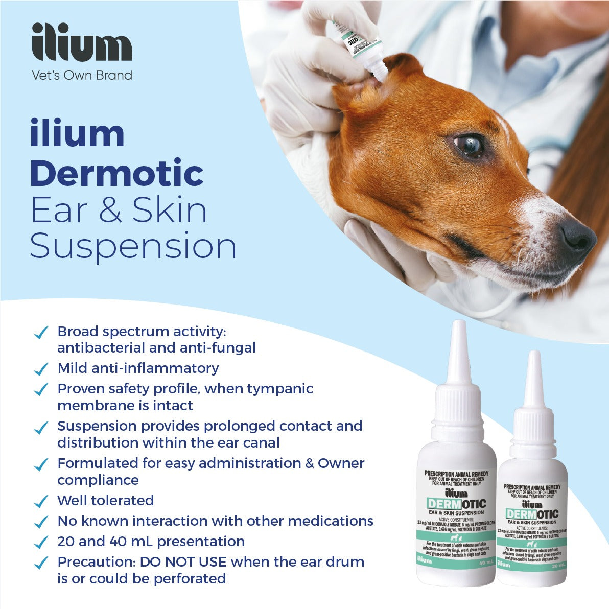 ilium Dermotic Ear and Skin Suspension - 40ml