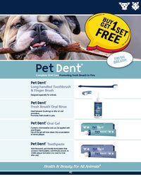 Thumbnail for Kyron Pet Dent Bundle Offer - Oral Gel 60g + Toothpaste 60g + Fresh Breath Oral Rinse 100ml + Finger Brush + Long-handled Toothbrush