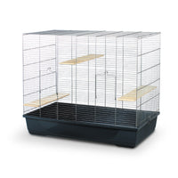 Thumbnail for Jerry Large Rodent Cage - 100 x 55 x 84 cm/Black & White