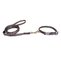 Jungle Nylon Set Dog Leash & Collar, Assorted Colors