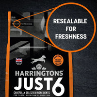 Thumbnail for Harringtons Just 6 Chicken Grain Free Adult Dry Dog Food  - 12KG