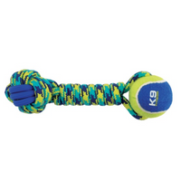 Thumbnail for K9 Fitness by Zeus Rope and TPR Tennis Ball Dumbbell - 30.48 cm dia.