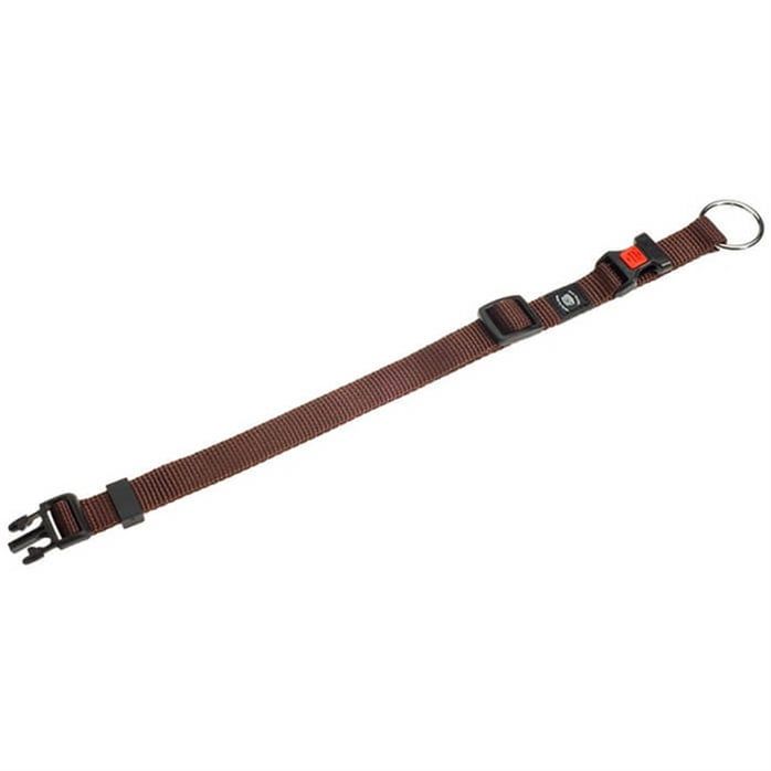 Flamingo Art Sportiv Nylon Dog Collar - Brown 40MM