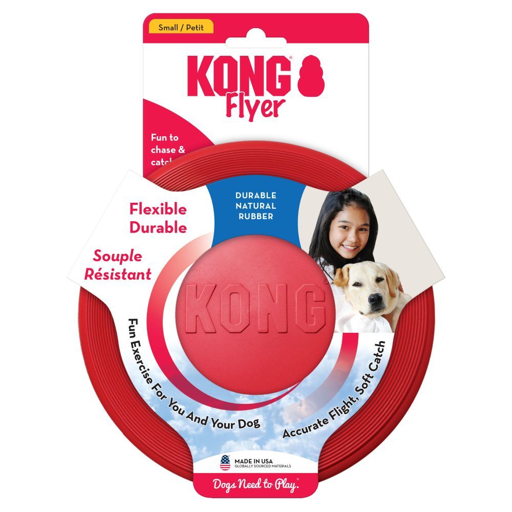 Kong Flyer Dog Toy - SMALL