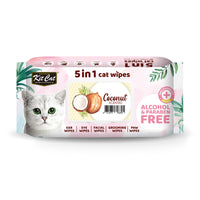 Thumbnail for Kit Cat 5-in-1 Cat Wipes COCONUT Scented