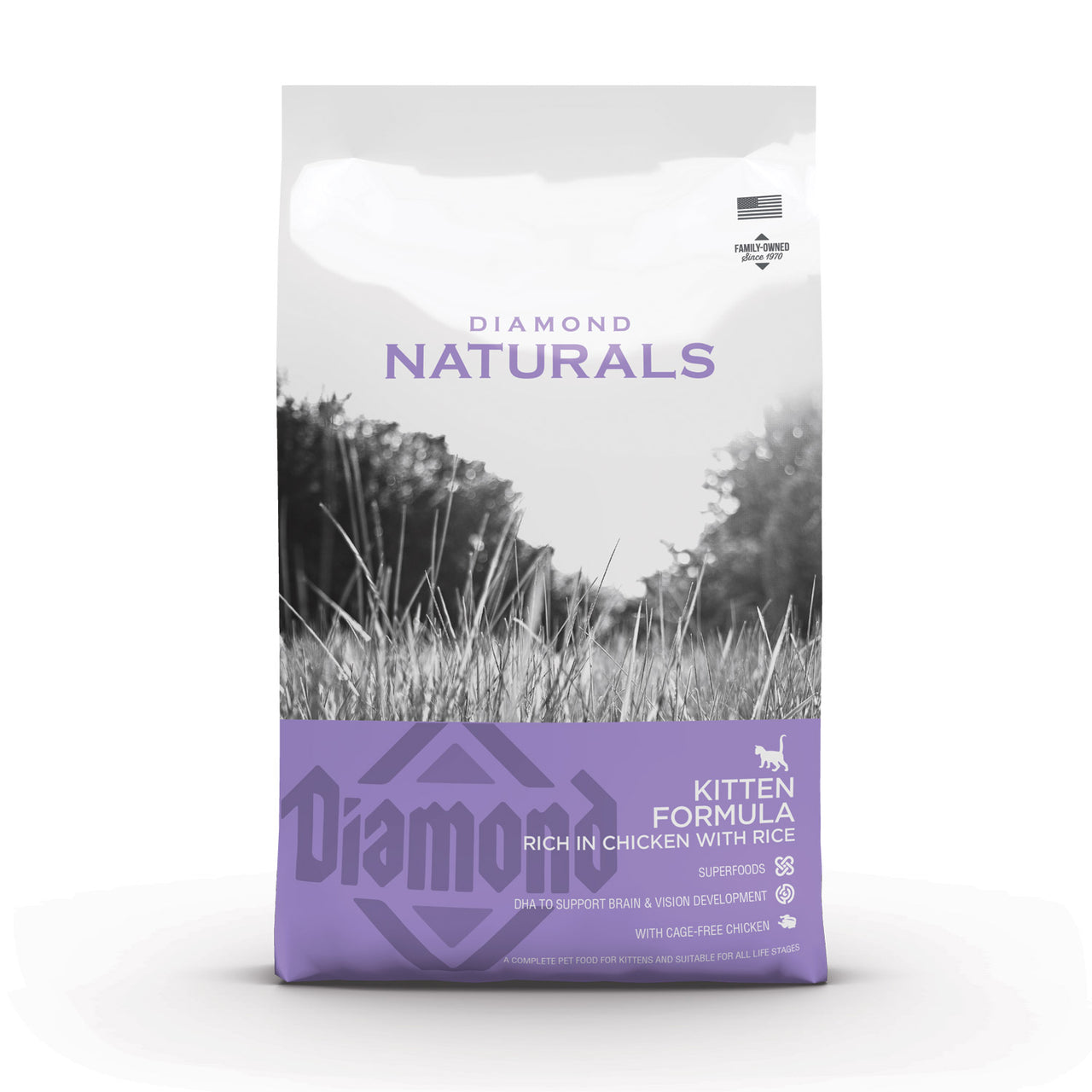 Diamond Naturals Kitten Chicken & Rice Formula - 7.50 Kg (16.53 lbs)