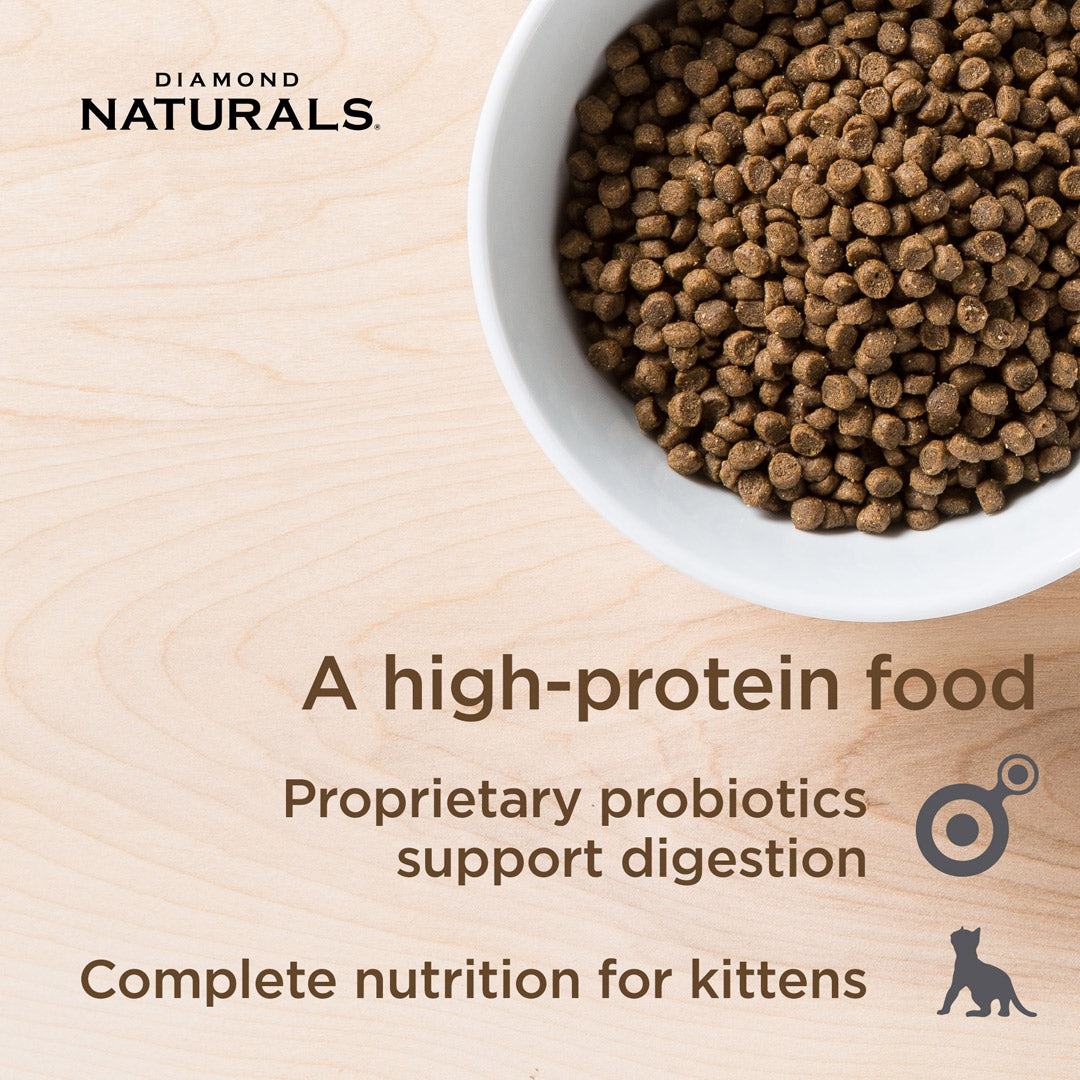 Kitten Rice Diamond Naturals Kitten Chicken & Rice Formula - 1Kg (2.20 lbs ...