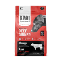 Thumbnail for Kiwi Kitchens Raw Freeze Dried Grass Fed Beef Dinner Dry Dog Food - 900g