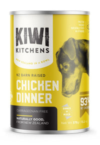 Thumbnail for Kiwi Kitchens Barn Raised Chicken Dinner Canned Wet Dog Food  - 375g