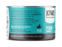 Thumbnail for Kiwi Kitchens Wild Caught Fish Dinner Canned Wet Dog Food - 375g