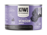 Thumbnail for Kiwi Kitchens Grass Fed Venison Dinner Canned Wet Dog Food - 170g