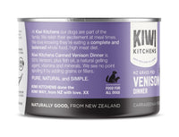 Thumbnail for Kiwi Kitchens Grass Fed Venison Dinner Canned Wet Dog Food - 170g