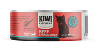 Thumbnail for Kiwi Kitchens Beef & Mussel Dinner Canned Wet Kitten Food - 85g