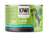 Thumbnail for Kiwi Kitchens Grass Fed Lamb & Mussel Dinner Canned Wet Puppy Food - 170g