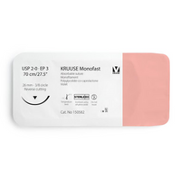 Thumbnail for KRUUSE Monofast Suture, USP 2-0/EP 3, 70 cm/27.5