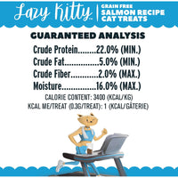 Thumbnail for Lazy Kitty Air-Dried Grain-Free Cat Treats – Salmon Recipe 3oz / 85gm