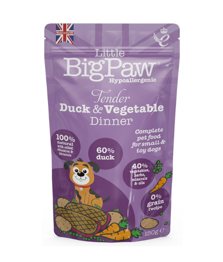 Little BigPaw Tender Duck & Vegetable Dinner Wet Dog Food 150g - 150g