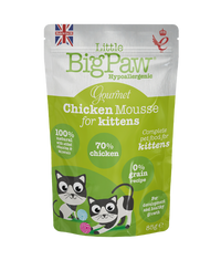 Thumbnail for Little BigPaw Gourmet Chicken Mousse Wet Kitten Food 85g - 85G