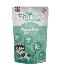 Thumbnail for Little BigPaw Gourmet Ocean Fish Mousse Wet Cat Food 85g - 85G