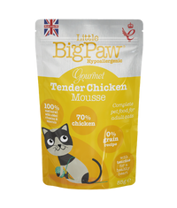 Thumbnail for Little BigPaw Gourmet Tender Chicken Mousse Wet Cat Food 85g - 85G