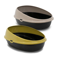 Thumbnail for Pin Up Open Cat Litter Box (59cm × 39.5cm × 27cm) - tan