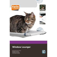 Thumbnail for Flamingo Window Lounger Chill Grey Cat Hammock - Grey