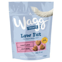 Wagg Low Fat Turkey & Rice Meaty Bites Oven Baked Dog Treats 125g - 125g