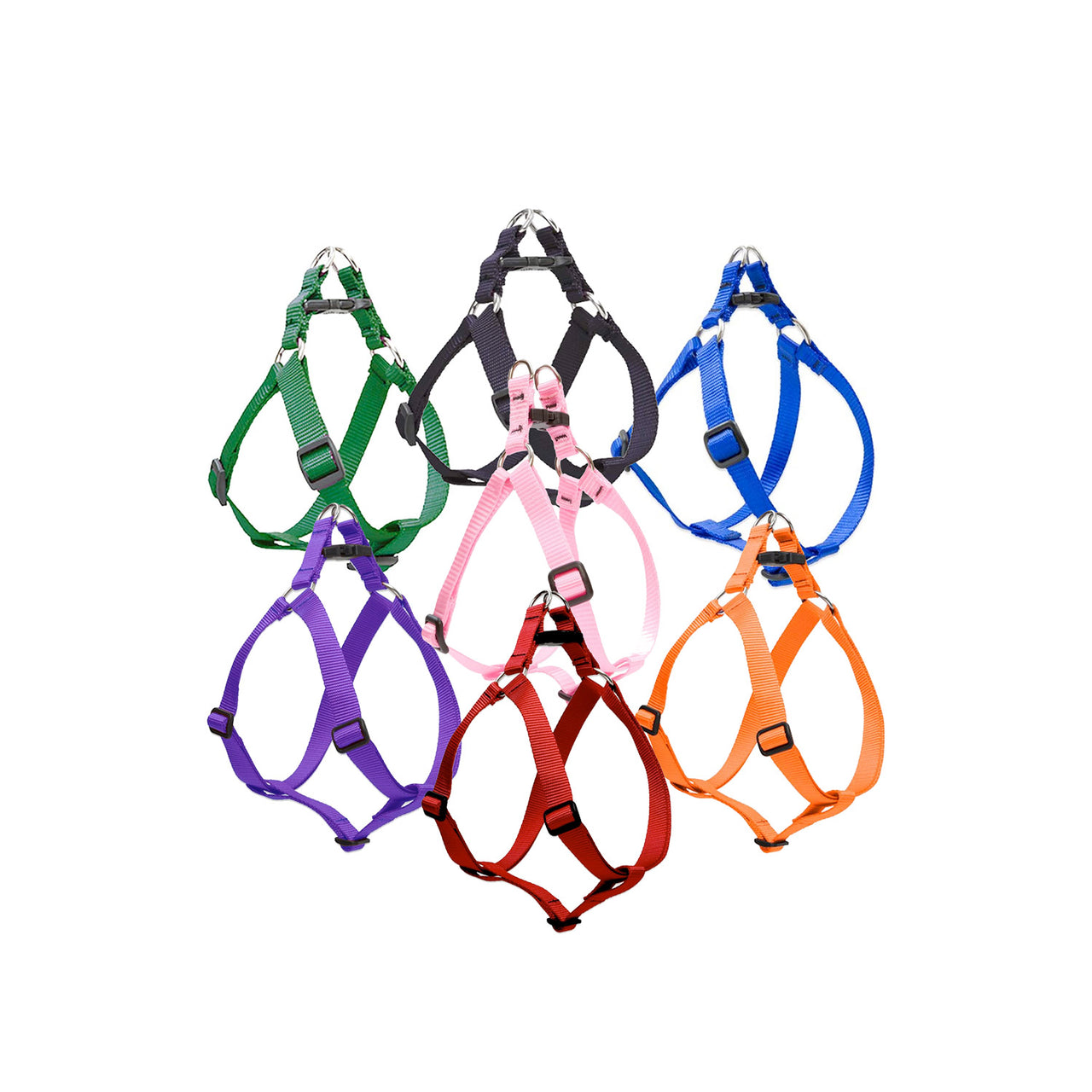 Small Dog Basics Step In Harness 1/2″ - 10"-13" - black