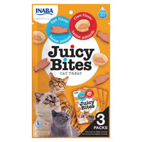 Thumbnail for INABA Juicy Bites Fish & Clam Flavor 33.9g - 3 pouches per pack