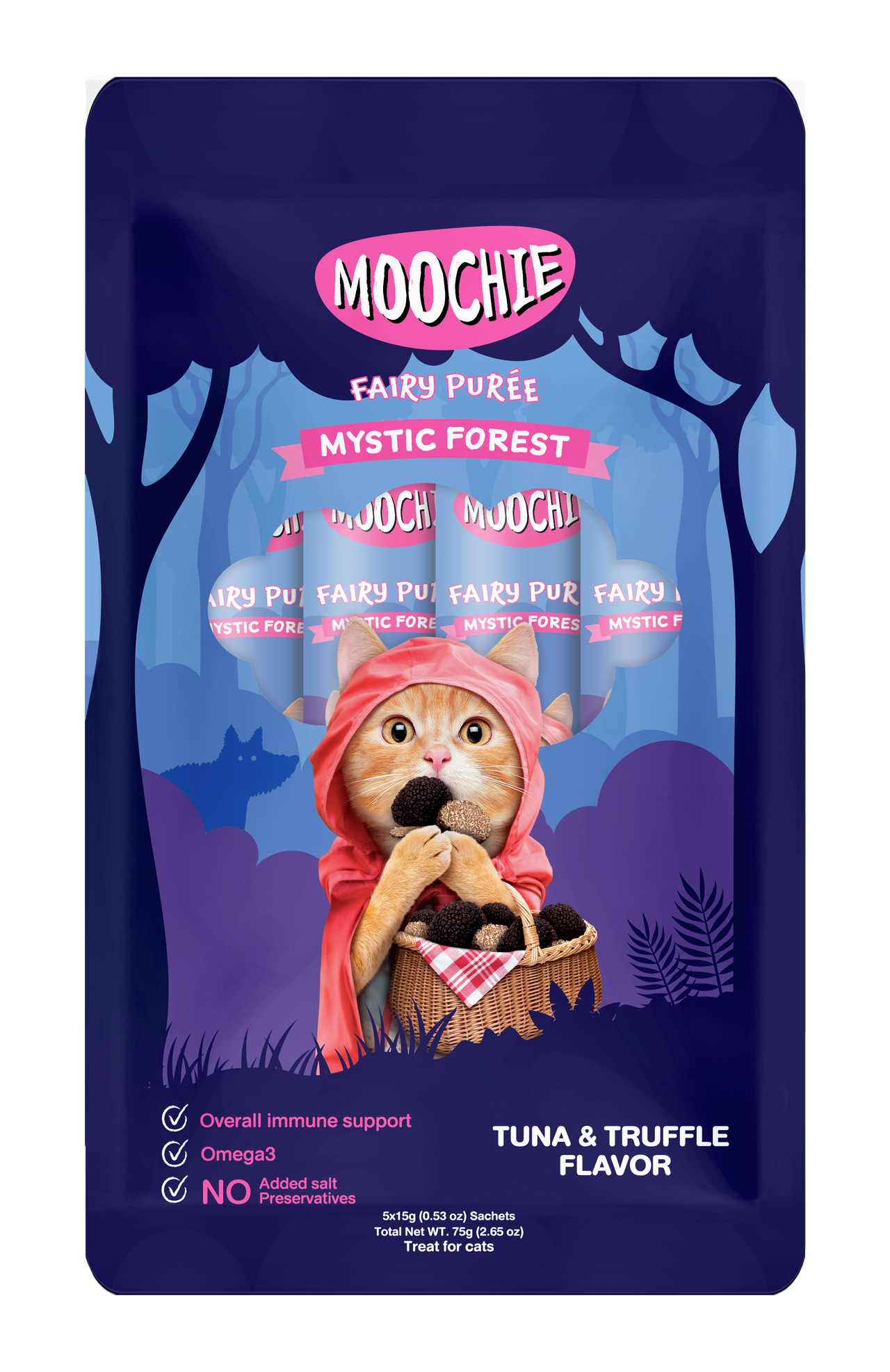 MOOCHIE Mystic Forest TUNA & TRUFFLE FLAVOR 15g Pouch