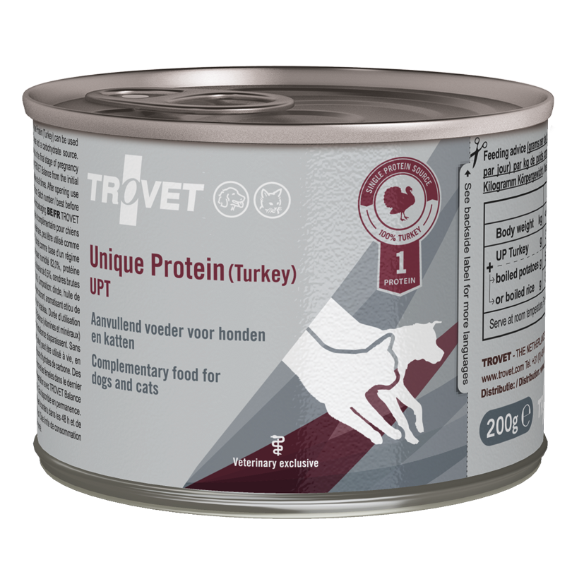 Trovet Unique Protein Turkey Dog & Cat Wet Food Can 200g