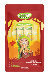 Thumbnail for MOOCHIE Mystic Forest CHICKEN, CARROT & PUMPKIN FLAVOR 15g Pouch