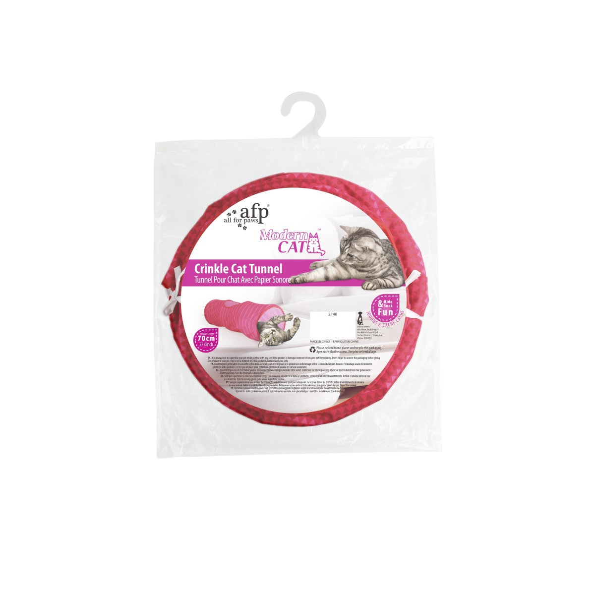 Modern Cat Tunnel - Pink