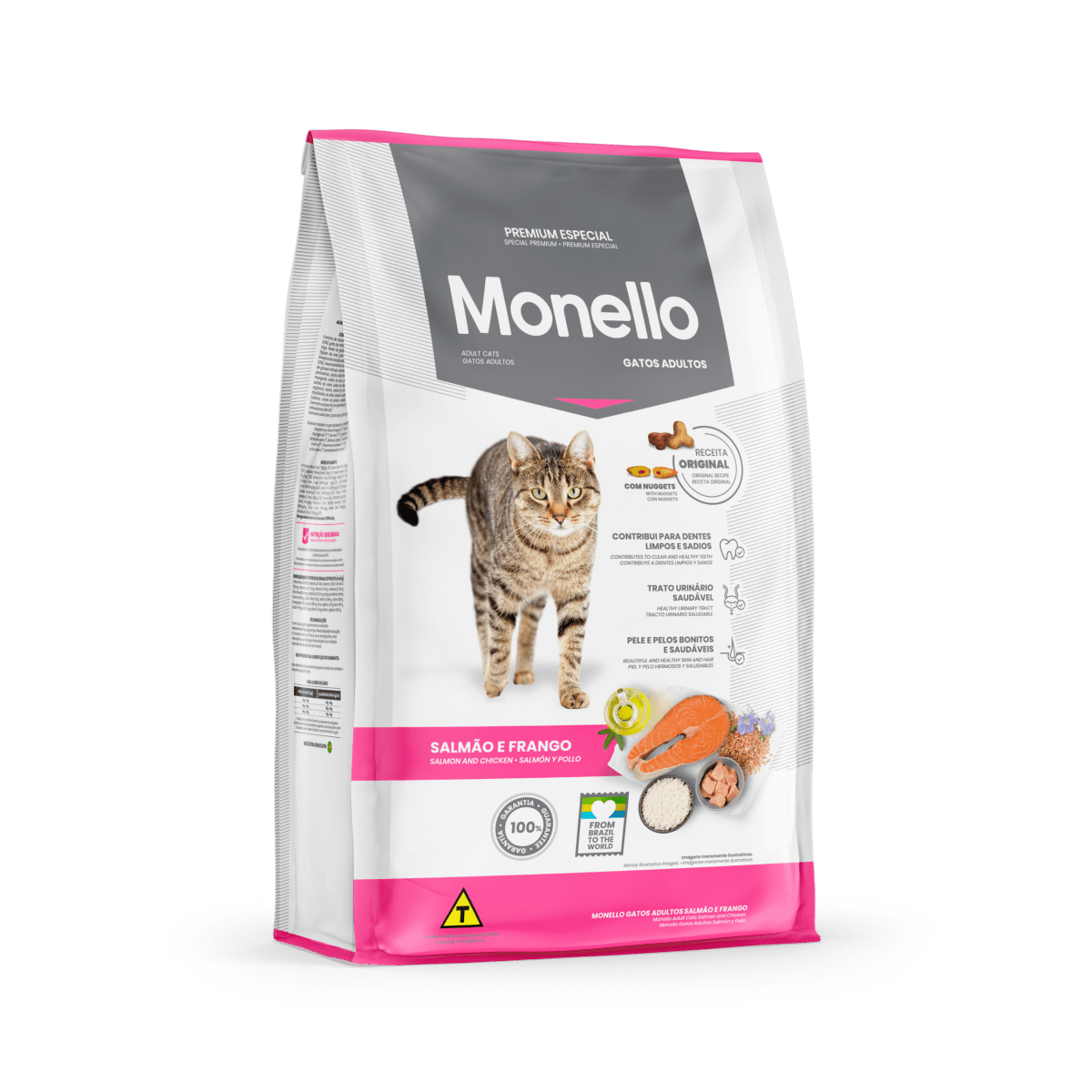 Monello Adult Cat Mix (Salmon and Chicken Flavor) - 1kg