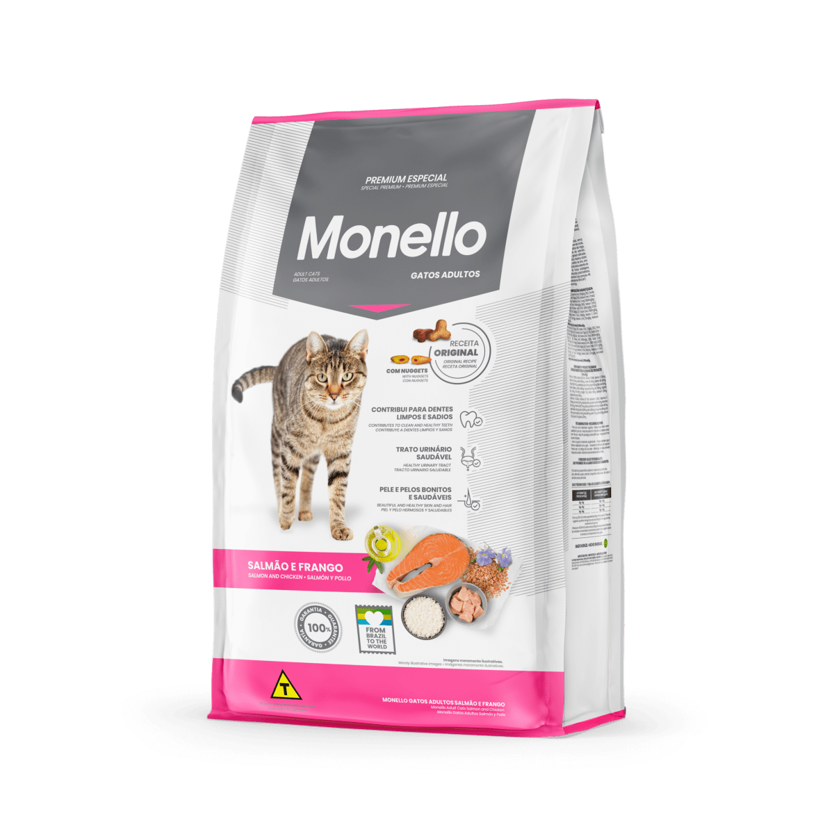 Monello Adult Cat Mix (Salmon and Chicken Flavor) - 1kg