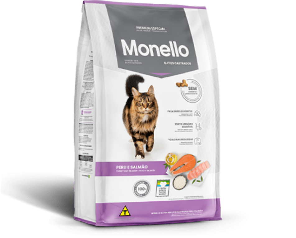 Monello Adult Cat Sterilized Turkey and Salmon 1kg