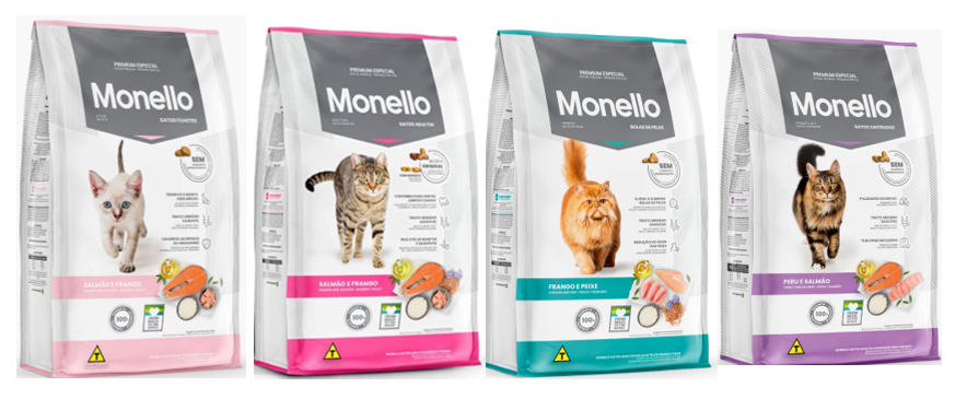 Monello Cat Dry Food MIX (3 bags of 1kg)