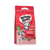 Meowing Heads So-Fish-Ticated Salmon Adult Dry Cat Food 4kg - 4kg