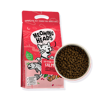 Meowing Heads So-Fish-Ticated Salmon Adult Dry Cat Food 4kg - 4kg