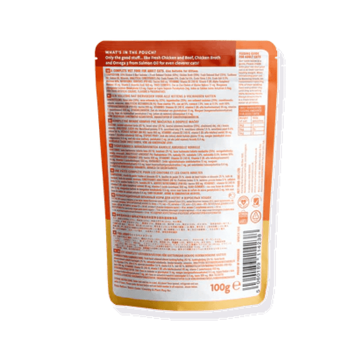 Meowing Heads Paw Lickin' Chicken Adult Wet Cat Food 100g - 100g