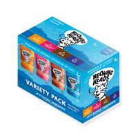 Meowing Heads Variety Pack Adult Wet Cat Food 10 x 100g Pouch -