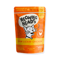 Meowing Heads Variety Pack Adult Wet Cat Food 10 x 100g Pouch -