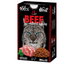 Natural Snacks for Cats Beef 80 g