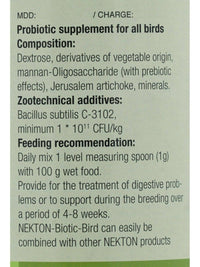 Nekton Biotic Bird Probiotics for Birds 250 g