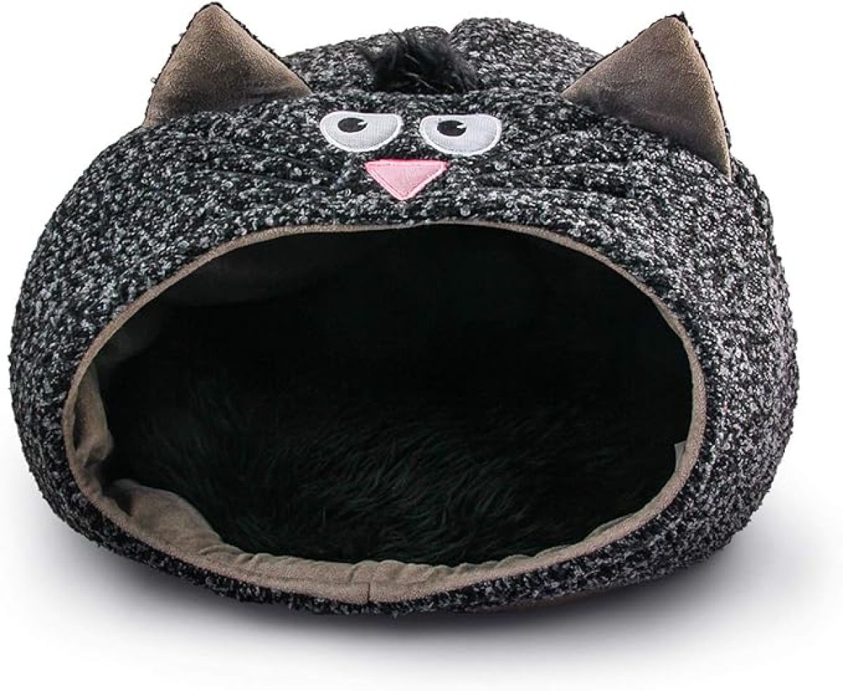 Nest Cat Bed Black