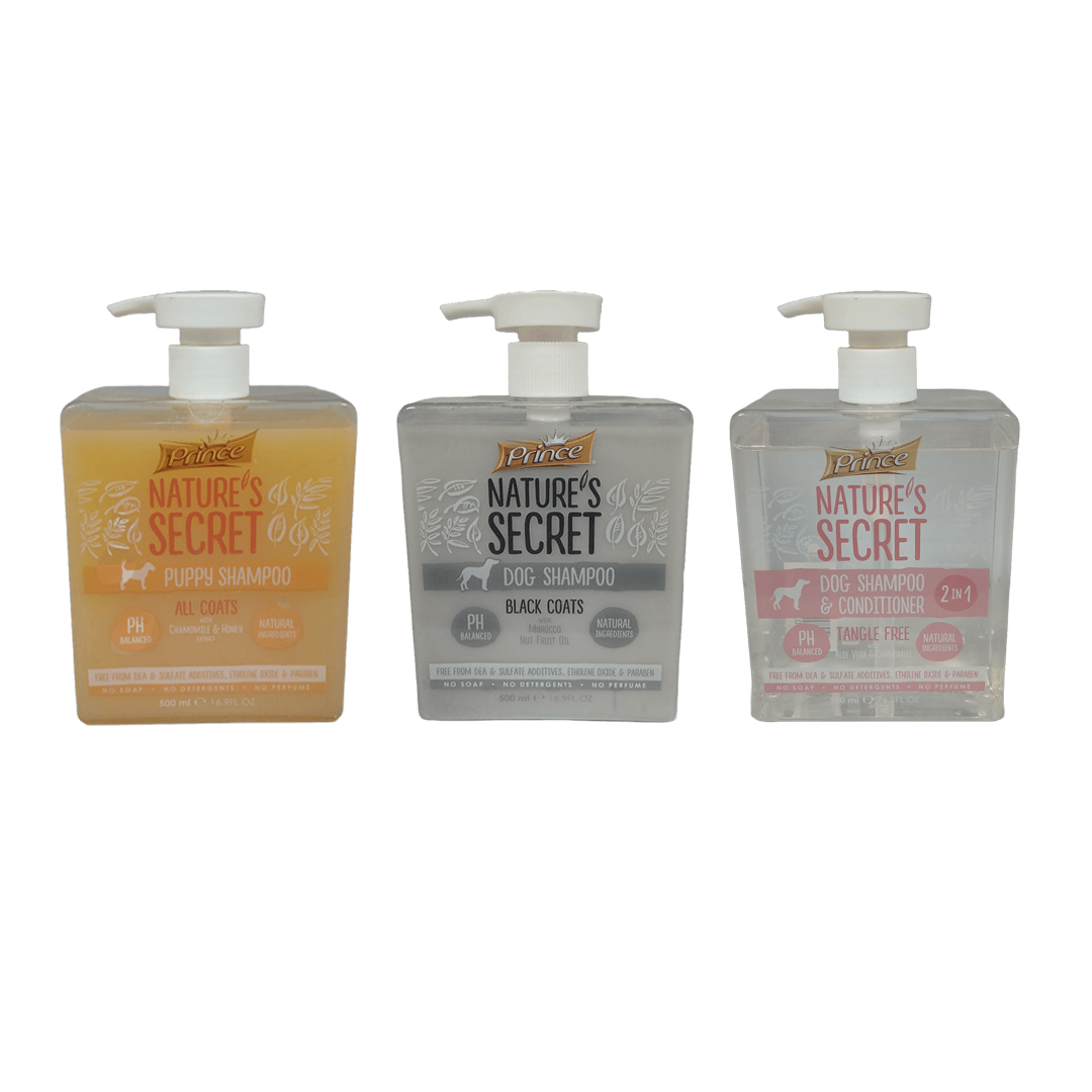 Nature’s Secret Dog Shampoo 500ml - Dog Shampoo Black Coats with Morocco Nut Fruit Oil