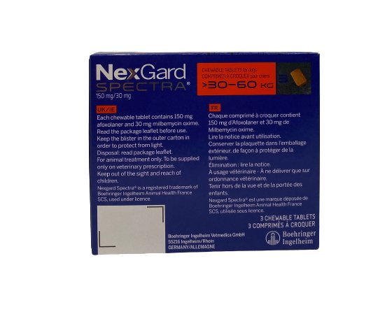 Nexgard Spectra 30-60 kg Tabs - X Large