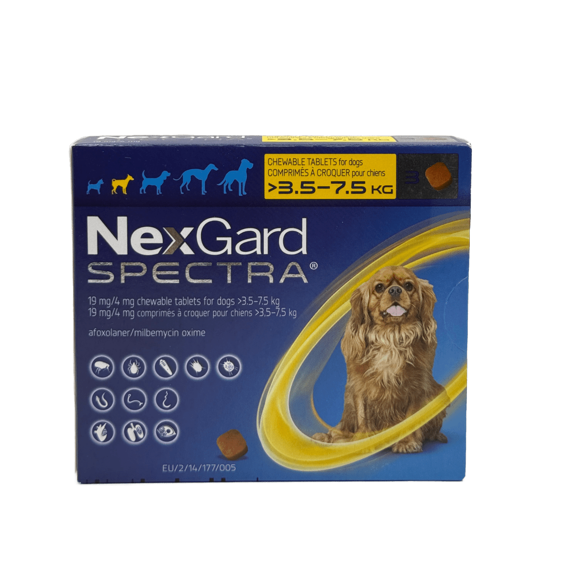 NexGard Spectra 3.5 - 7.5kg Tabs - small
